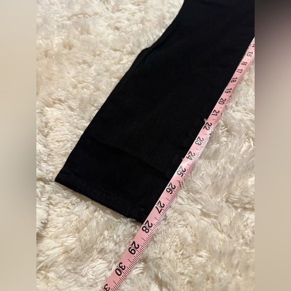 Re-Imagined By JCrew Size 29x28 Toothpick Black Denim Jeans EUC - Picture 4 of 9